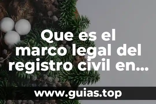 Que es una soiedad civil 8 Que es el marco legal del registro civil en mexico
