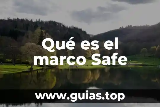 Tesis que es el marco epidemiológico 7 Qué es el marco Safe