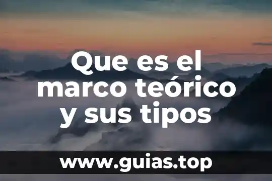 Que es el modelo teorico sistemas de simulacion 5 Que es el marco teórico y sus tipos