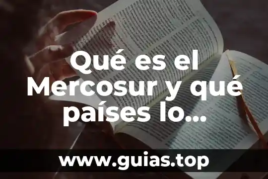 Qué es un paises totalmente desarrollados 6 Qué es el Mercosur y qué países lo integran