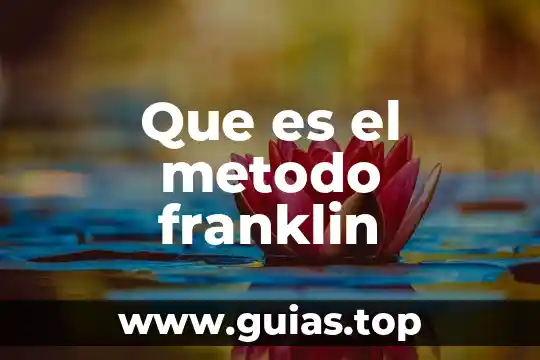 Para que es una planta hidroelectrica 4 Que es el metodo franklin