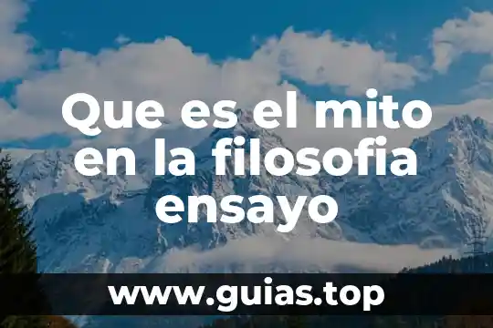 En filosofia que es empirismo 8 Que es el mito en la filosofia ensayo