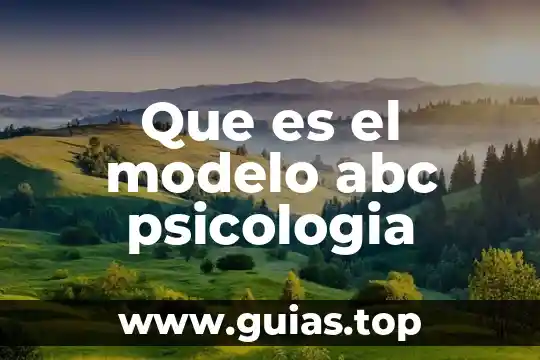 Que es el fundador de la psicologia de la conciencia 7 Que es el modelo abc psicologia
