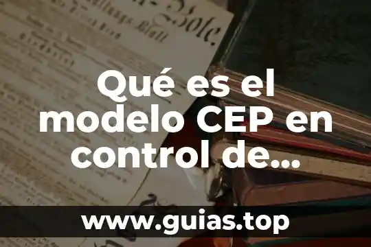 Qué es control r 4 Qué es el modelo CEP en control de inventarios