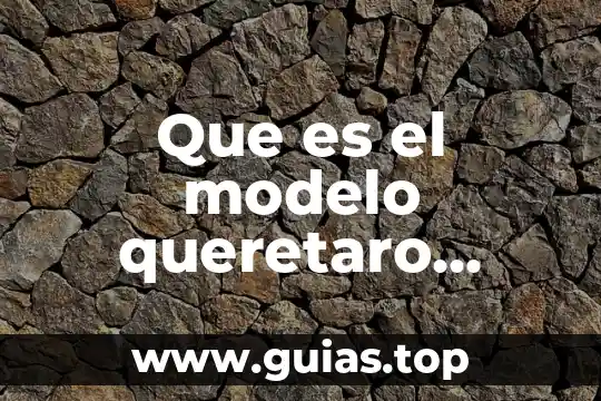 Que es bueno para los gases de un recien nacido 7 Que es el modelo queretaro ciidet