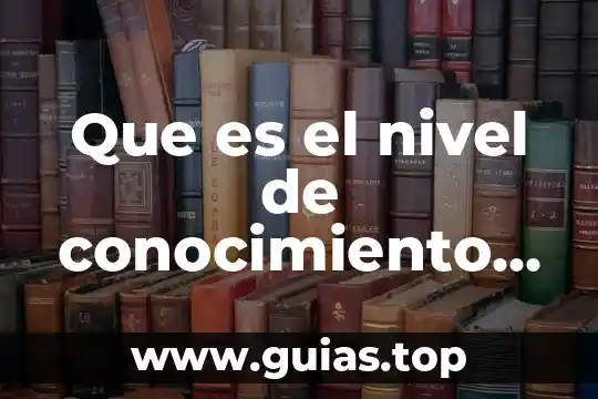 Opiniones de autores que es rezago educativo definición 5 Que es el nivel de conocimiento segun autores