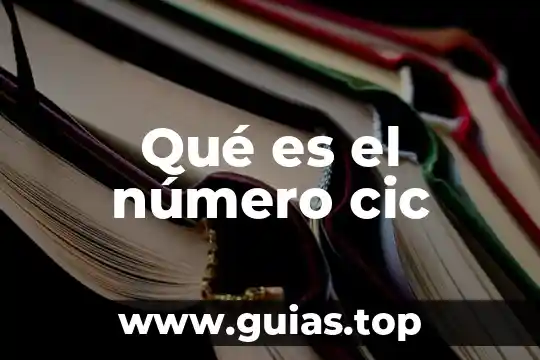 Qué es el número de muestras 3 Qué es el número cic