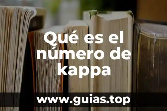 Qué es número cardinal 3 Qué es el número de kappa