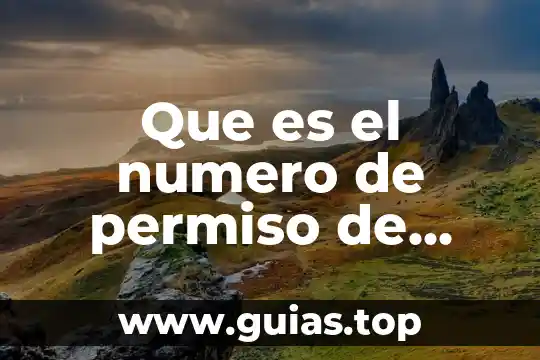 Que es el numero de permiso de publicidad