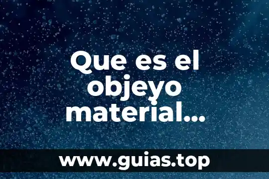 Que es a fatiga del material 6 Que es el objeyo material antropolofia