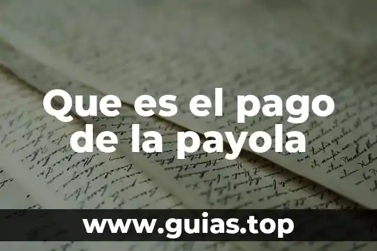Que es tipo de pago recurrente o unico 7 Que es el pago de la payola