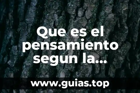 Que es un tutorial y como funciona 6 Que es el pensamiento segun la filosofia