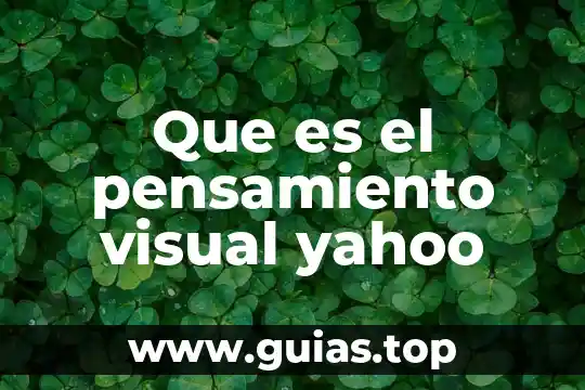 Que es una confluencia yahoo 6 Que es el pensamiento visual yahoo