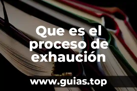 Que es el desarrollo portuario concepto 6 Que es el proceso de exhaución