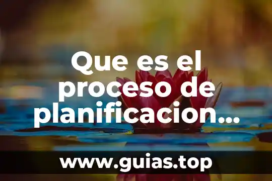 Que es proceso repetible 3 Que es el proceso de planificacion en la mercadotecnia