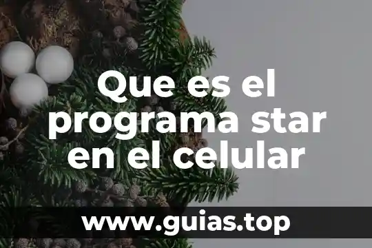 Qué es la biología celular y molecular concepto 3 Que es el programa star en el celular