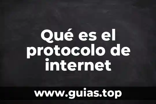 Que es cmp protocolo de red 3 Qué es el protocolo de internet