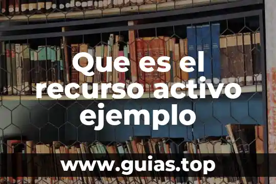 Qué es ser pasivo activo proactivo y reactivo 8 Que es el recurso activo ejemplo