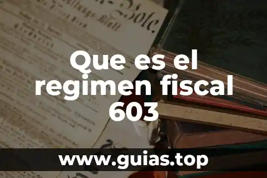 Regimen interno que es 5 Que es el regimen fiscal 603