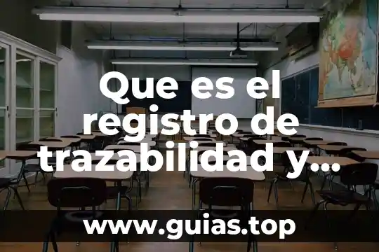 ¿Qué es el número de registro de la UDA? 5 Que es el registro de trazabilidad y continuidad