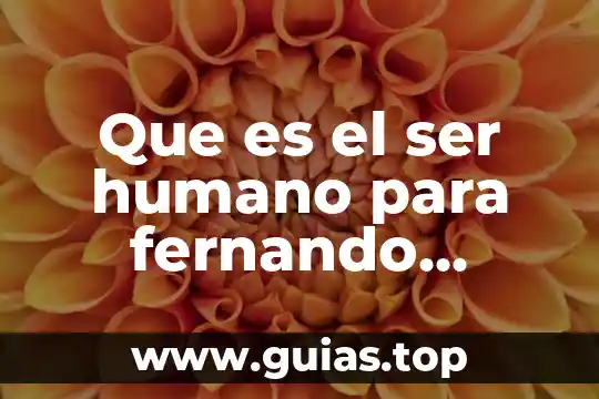 Que es ser justo en el ser humano 6 Que es el ser humano para fernando savater