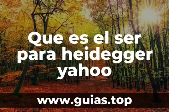 Que es ser un lince 5 Que es el ser para heidegger yahoo