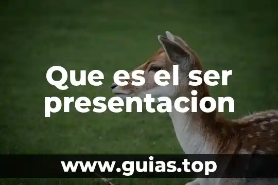 Qué es ser artero 4 Que es el ser presentacion