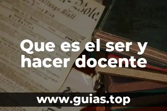 Que es ser injusto yahoo 8 Que es el ser y hacer docente