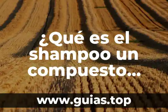 Que es la composicion centesimal de una mezcla yahoo 7 ¿Qué es el shampoo un compuesto elemento o mezcla?