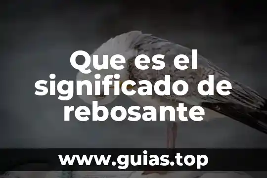Hostil que es significado y concepto 5 Que es el significado de rebosante