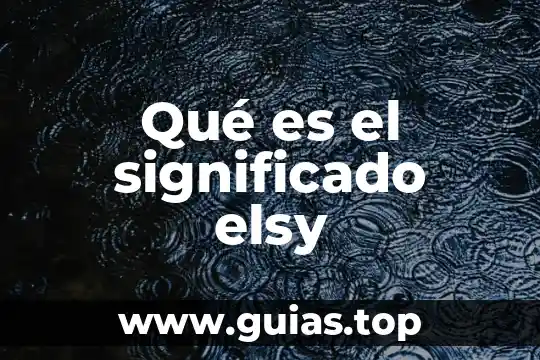 Que es dilucidar significado 5 Qué es el significado elsy