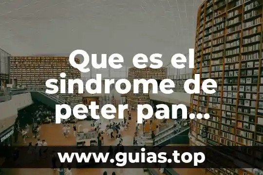 Que es la vida de pan triste 3 Que es el sindrome de peter pan yahoo