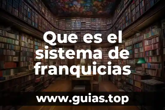 Que es un sistema nervioso muscular 6 Que es el sistema de franquicias