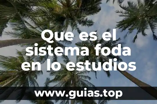 Que es primero el diagnostico o el analisis foda 5 Que es el sistema foda en lo estudios