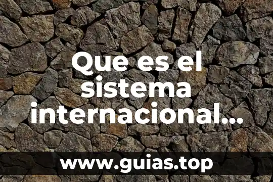 Qué es una señal analógica y digital libro 4 Que es el sistema internacional en la fisica