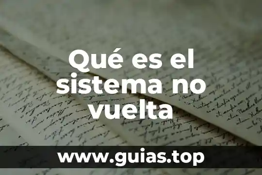 Que es habilidad y conocimiento extracurricular 6 Qué es el sistema no vuelta