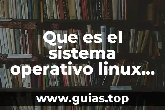 Qué es un sistema operativo y cuántos tipos existen 7 Que es el sistema operativo linux debian