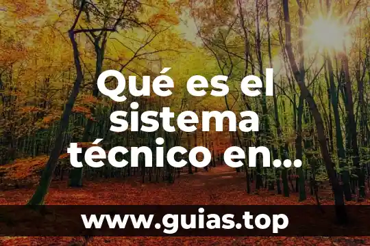 Qué es talento técnico definición 7 Qué es el sistema técnico en tecnología