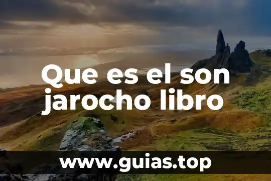 Que es libro luna de pluton 4 Que es el son jarocho libro