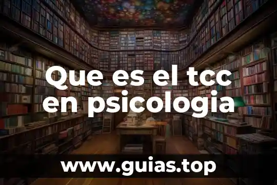Qué es oscilación en psicología 3 Que es el tcc en psicologia