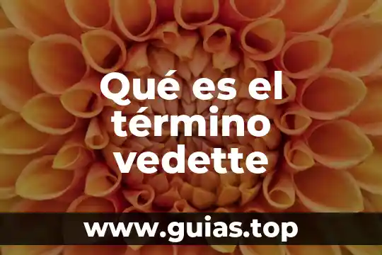 Qué es el término GA en balística 5 Qué es el término vedette