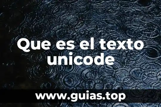 Qué es inexorable definición 5 Que es el texto unicode