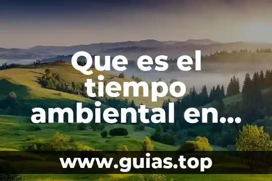 Qué es un lavadero obra 3 Que es el tiempo ambiental en una obra