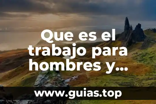 Trabajo de planta que es 8 Que es el trabajo para hombres y mujeres