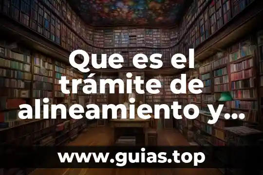 Número de rastreo que es 8 Que es el trámite de alineamiento y número oficial