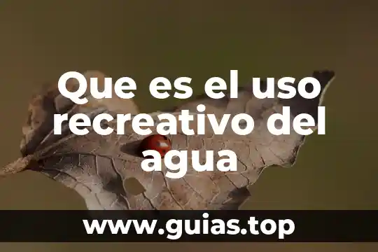 Que es mas pesado agua o hielo 5 Que es el uso recreativo del agua