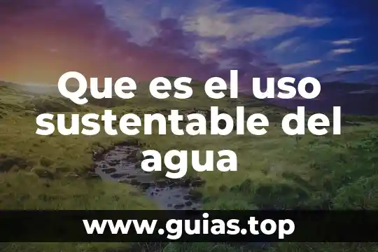 Que es un skid en una planta tratadora de agua 8 Que es el uso sustentable del agua