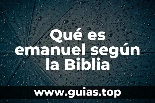 Qué es inducción según la filosofía 3 Qué es emanuel según la Biblia