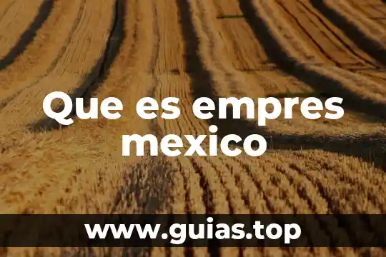 Que es la prorroga de la competncia mexico 8 Que es empres mexico