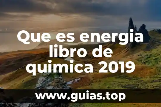 Que es una analogia libro 3 Que es energia libro de quimica 2019